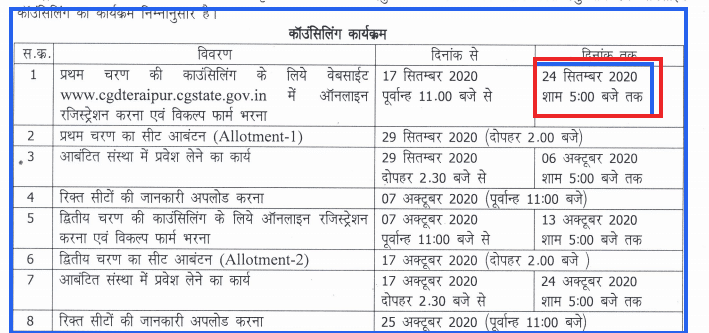 Advertisement for B. Pharmacy, D. Pharmacy and B.E. (Bio Technology) Online Counselling 2020
